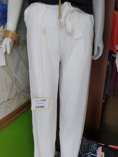 Pantalón lino dama 