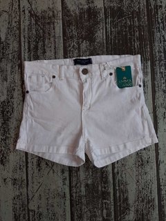 shorts GB jeans blanco