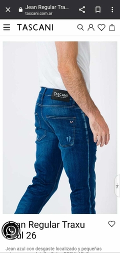 Jeans Tascani traxu azul - comprar online