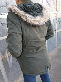 Parka militar con corderito GB - comprar online