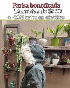 Parka unisex talles discontinuos 