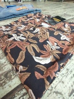 Camisa GB estampada en algodón - comprar online