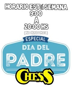 Horario del LOCAL semana del PADRE