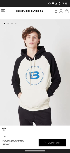 Buzo BENSIMON Hoodie - Chess Varela