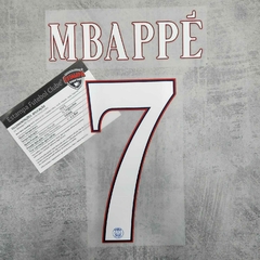 Nameset 7 Mbappé - PSG 2023 CL Home