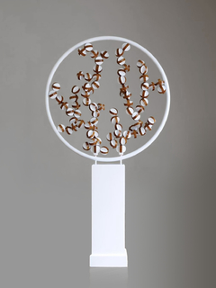 Obras "Cerezos en flor" en madera y acrílico por L Schmidt - comprar online