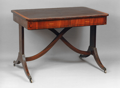 Side table Inglesa en caoba y satinwood - comprar online