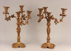 Candelabros Ingleses de bronce