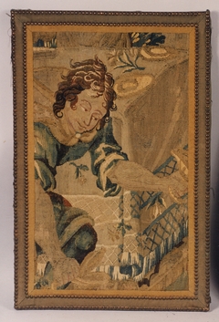 Fragmento de tapicería manufactura de Flandes