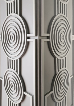 Imagen de Obeliscos "Arrival" en madera y pintura acrílica por L. Schmidt