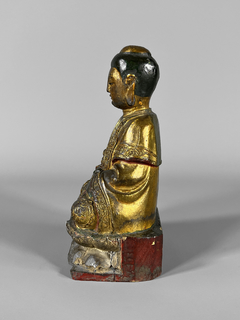 Buda en madera tallada y policromada Circa 1.700 - comprar online
