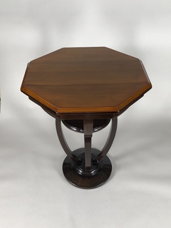 Mesa Art Deco en madera ebonizada y de maple - comprar online