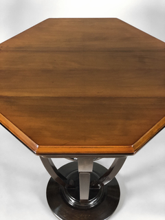 Mesa Art Deco en madera ebonizada y de maple en internet