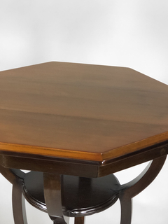 Mesa Art Deco en madera ebonizada y de maple - comprar online