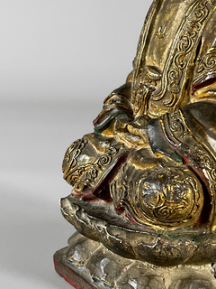 Buda en madera tallada y policromada Circa 1.700 - comprar online