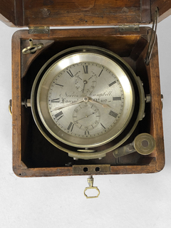 Cronómetro de Marina con caja de caoba firmado Norris & Campbell, Inglaterra - comprar online