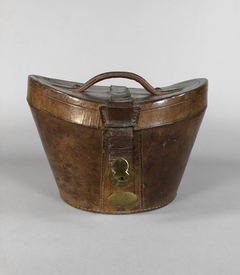 Caja sombrerera Inglesa Victoriana Circa 1870
