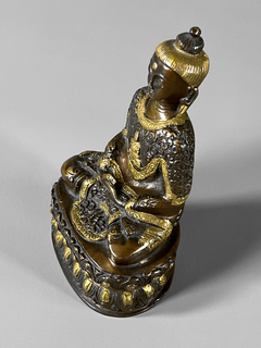 Buda realizado en bronce policromado - Mayflower