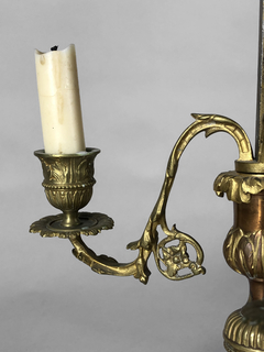 Bouillotte Francesa época Louis XVI bronce cincelado al oro mercurio en internet