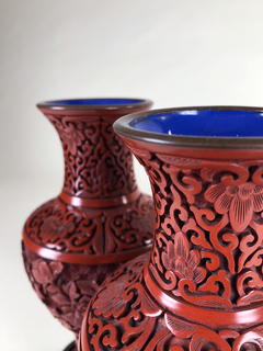 Vasos en laca China colorada - Mayflower
