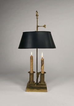 Lámpara bouillotte estilo Francés en bronce