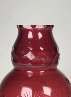 Vaso doble godet en cristal colorado en internet