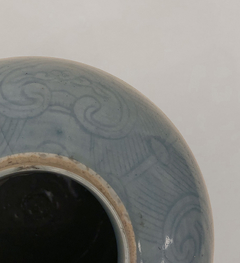 Vaso porcelana China celeste - Mayflower