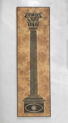 Columna griega con técnica de acrílico sobre lienzo por Mauro de Simone