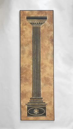 Columna griega con técnica de acrílico sobre lienzo por Mauro de Simone - tienda online