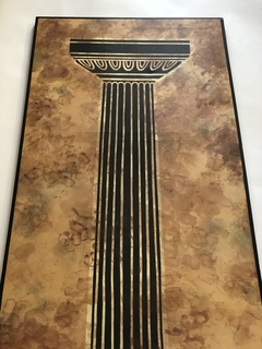 Columna griega con técnica de acrílico sobre lienzo por Mauro de Simone - comprar online