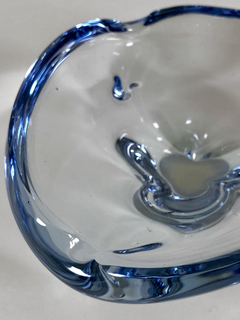 Cenicero en cristal aguamarina - Mayflower