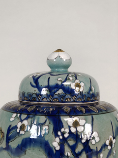 Potiche de porcelana Japonesa - Mayflower