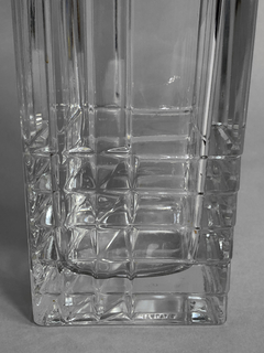 Florero de cristal transparente años 60 - tienda online