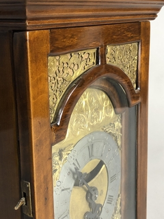 Reloj Bracket con caja de caoba Johan Christian Knoop Stockholm
