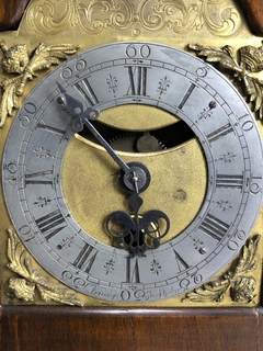 Imagen de Reloj Bracket con caja de caoba Johan Christian Knoop Stockholm