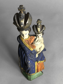 Virgen Húngara en madera fines del siglo XVIII - tienda online