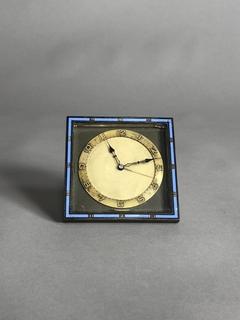 Reloj de apoyo cuadrado antiguo