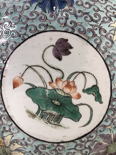 Plantero porcelana China Famille Verte. - Mayflower