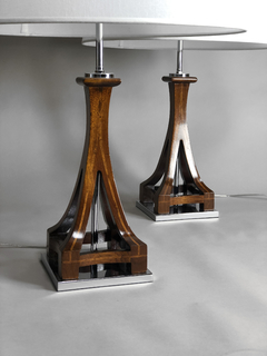 Lámparas de diseño con marqueterie Eduardianas - Mayflower