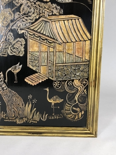 Imagen de Paneles Chinos en madera tallada y laqueada