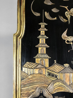 Paneles Chinos en madera tallada y laqueada en internet