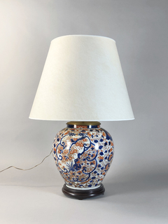 Lámpara  porcelana Imari, Siglo  XIX