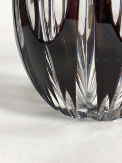 Vaso de cristal firmado Val Saint Lambert en internet