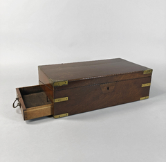 Caja Escribania Inglesa madera y bronce - Mayflower