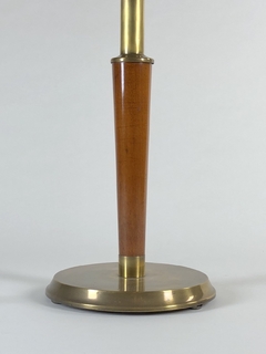Mesa fumador Deco en madera y bronce - Mayflower