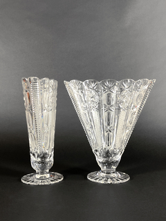 Floreros Art Deco cristal - comprar online