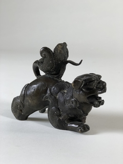 Escultura de perro Fu Chino  en bronce - comprar online