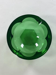 Cenicero  en vidrio verde - Mayflower