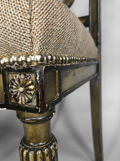 Sillas Italianas estilo Louis XVI en haya decapeada, Circa 1880 - tienda online
