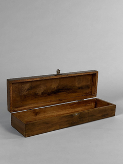Caja Francesa madera rubia y bronce - comprar online